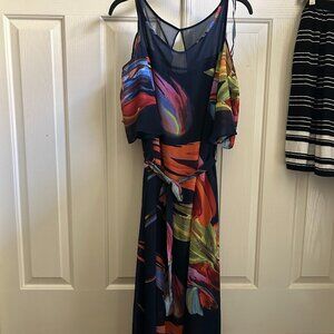 Beautiful watercolor Robbie Bee dress